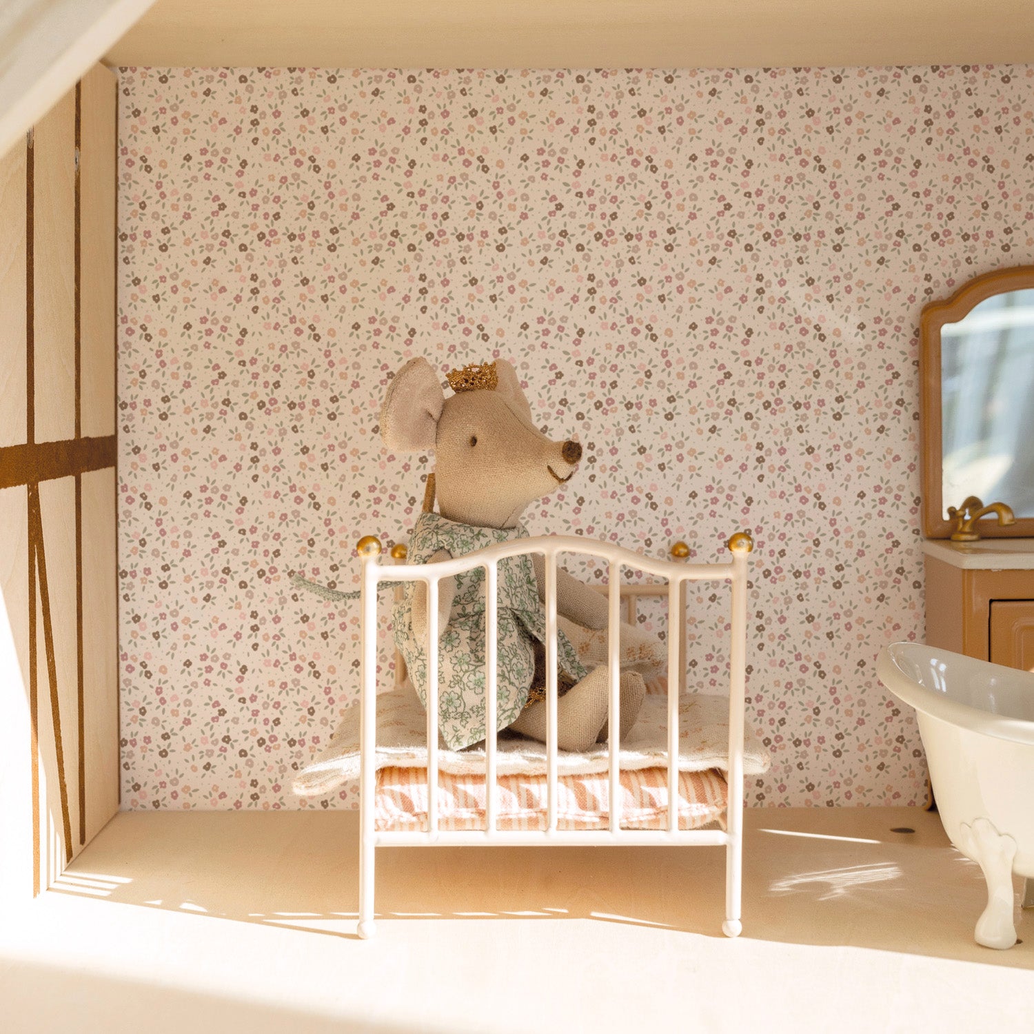 Papier peint pour maison de poupée - Olivia