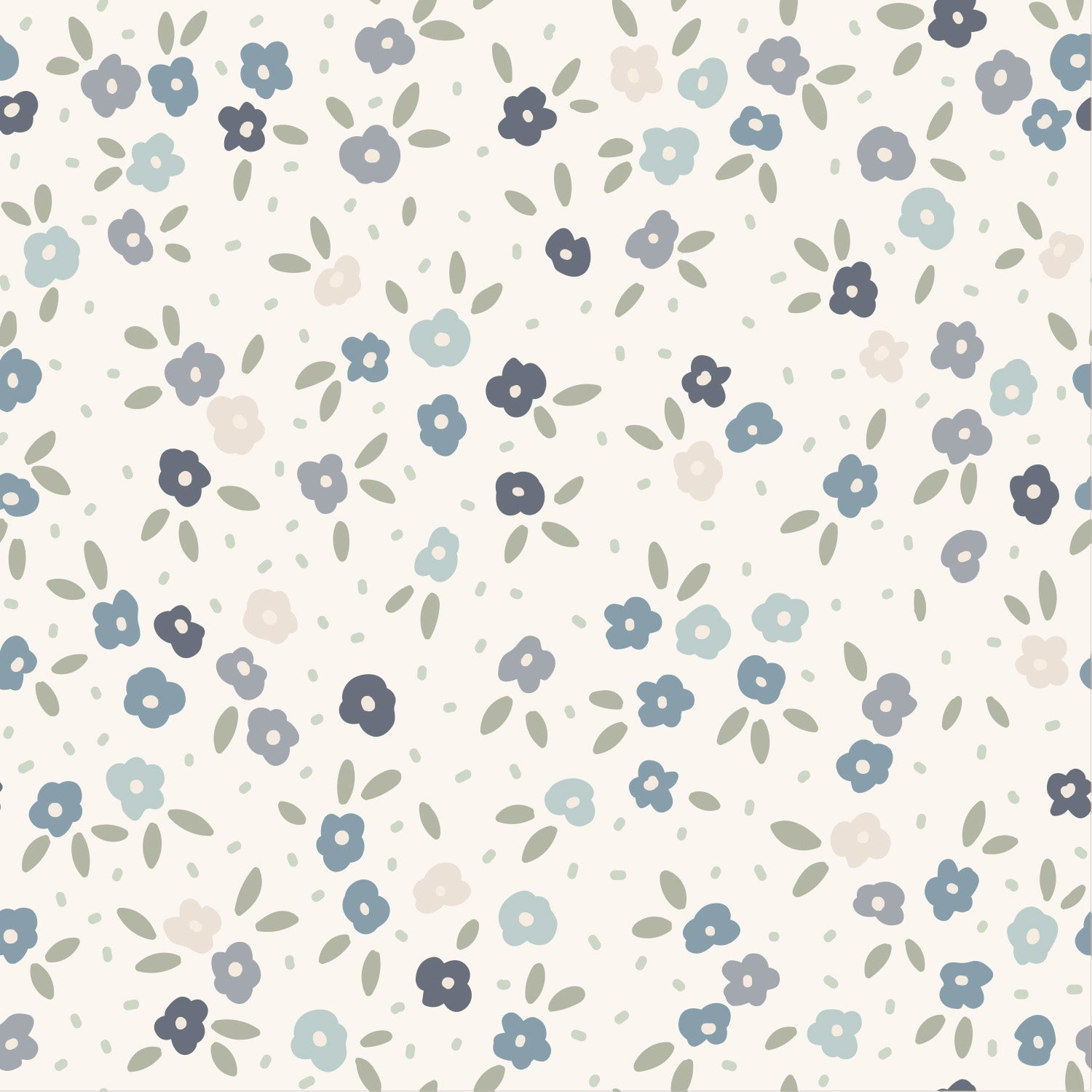 Papier peint pour maison de poupée - Olivia