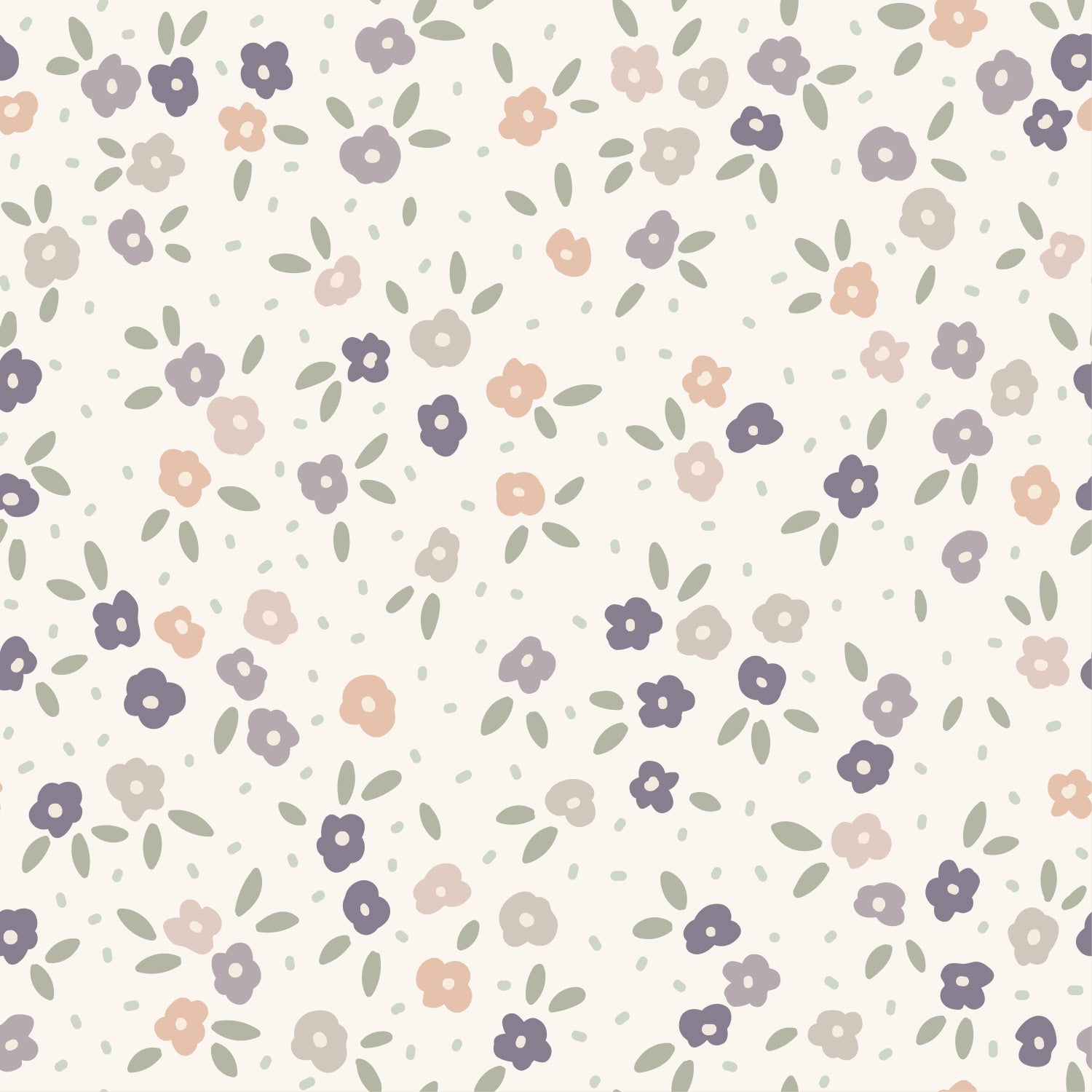 Papier peint pour maison de poupée - Olivia