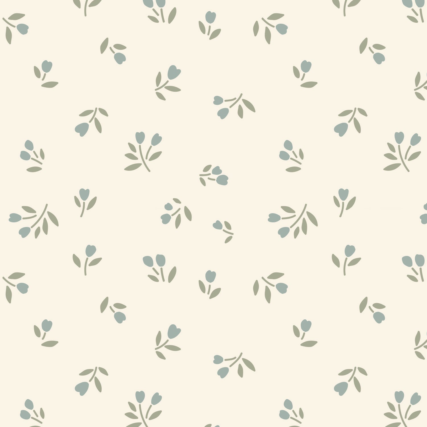 Papier peint pour maison de poupée - Sophia