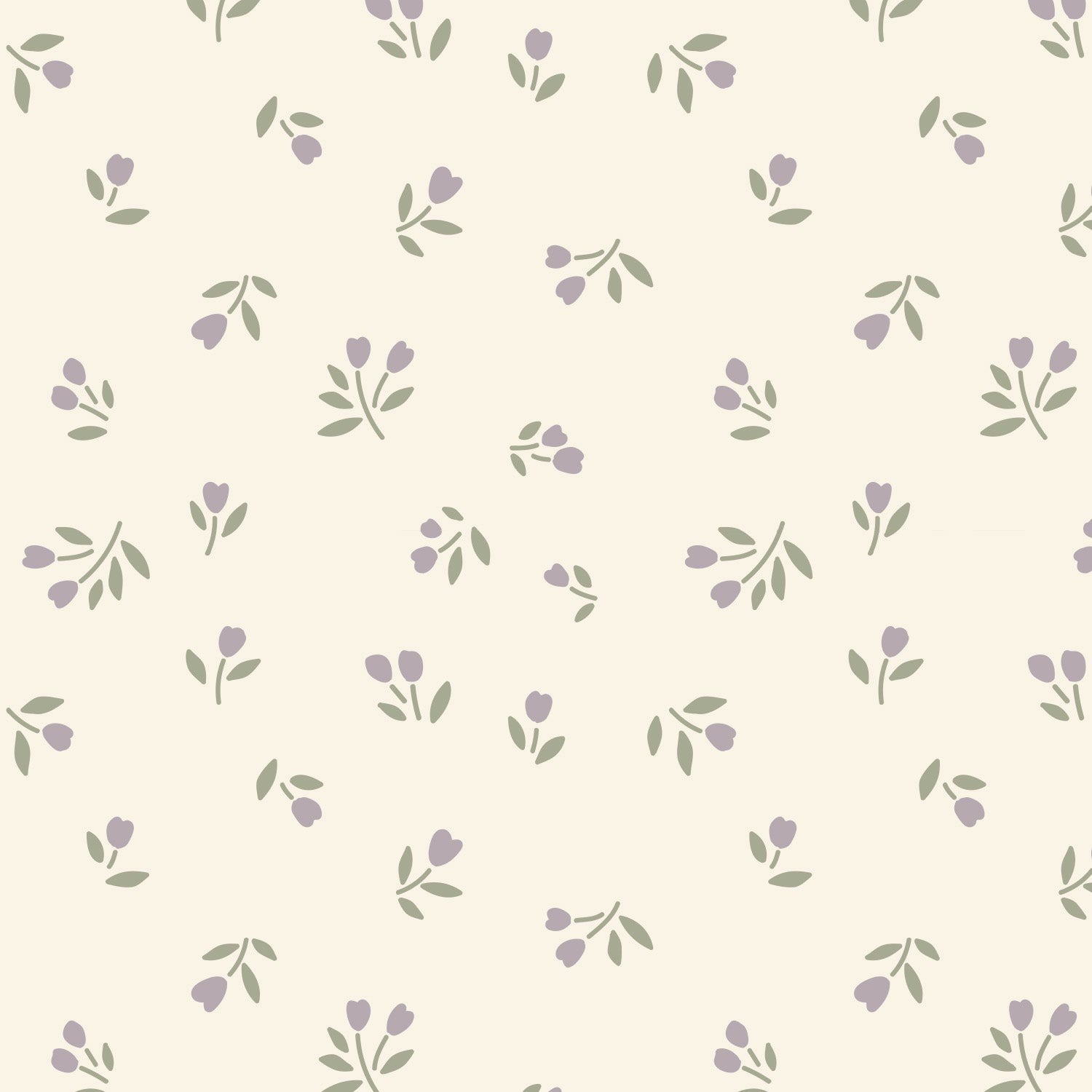 Papier peint pour maison de poupée - Sophia