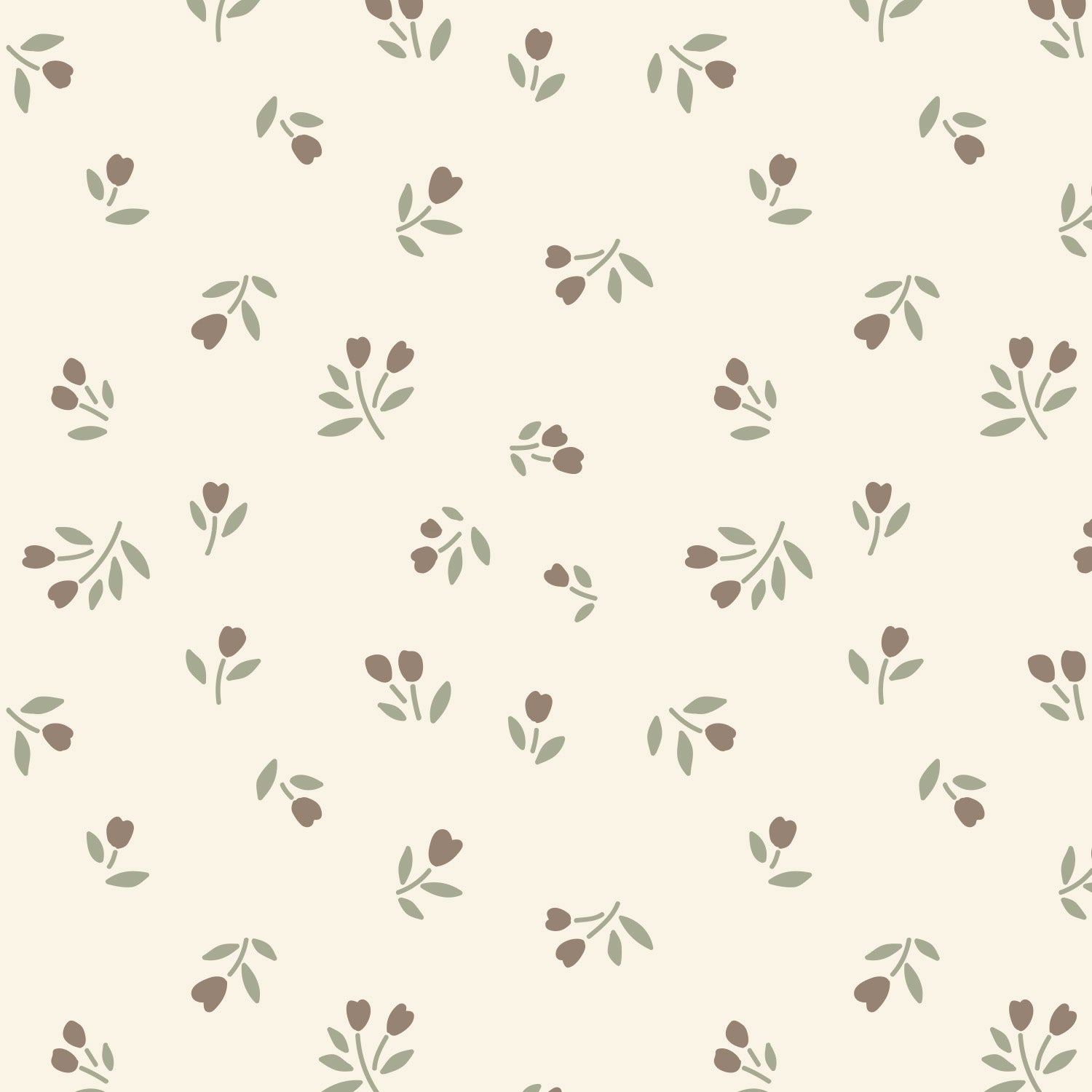Papier peint pour maison de poupée - Sophia