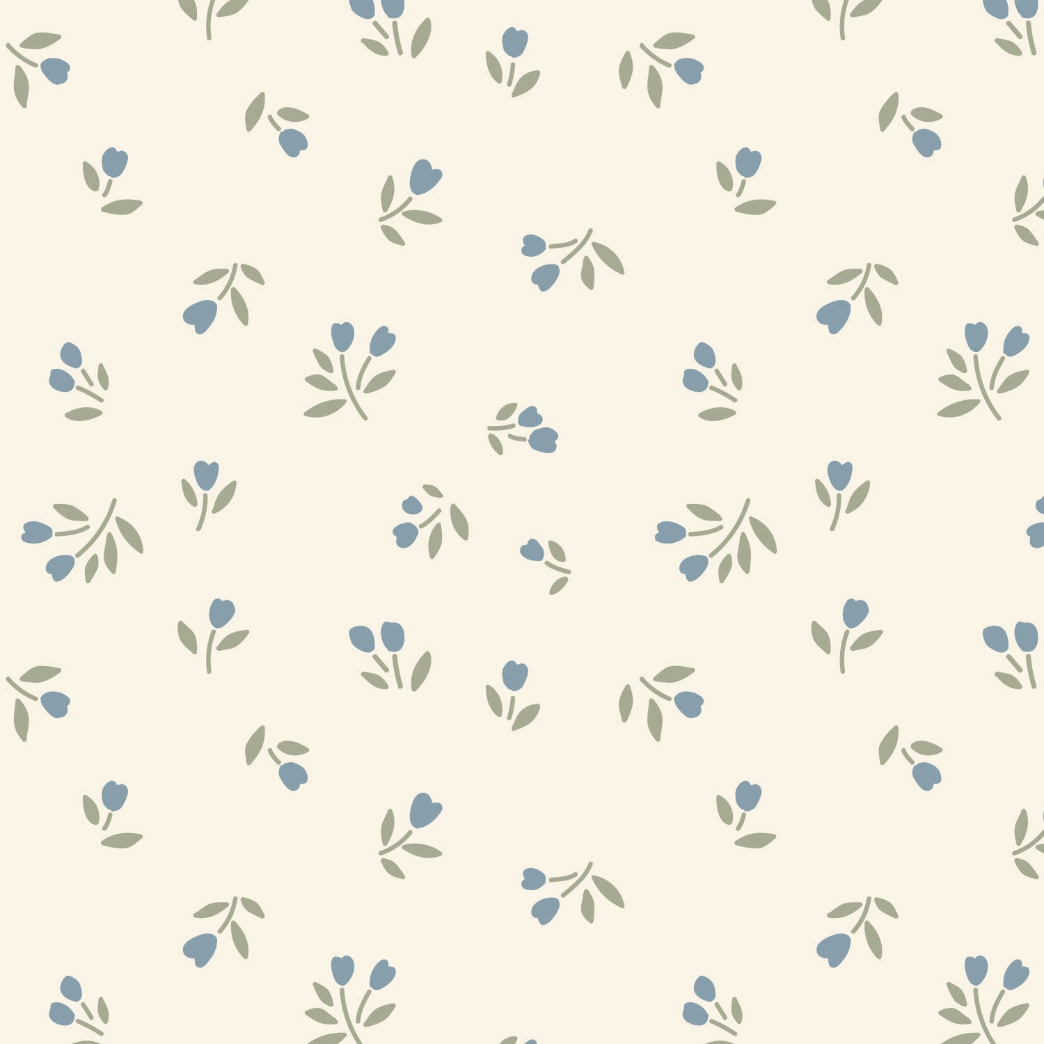 Papier peint pour maison de poupée - Sophia