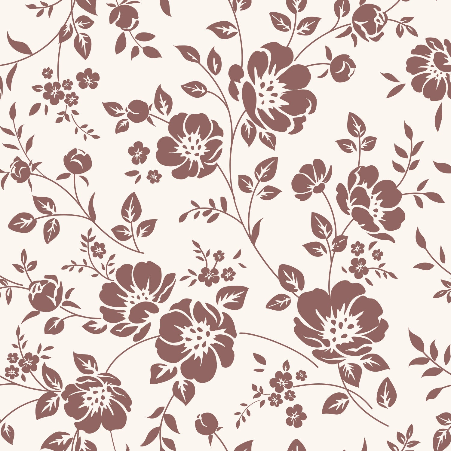 Papier peint pour maison de poupée - Isabella