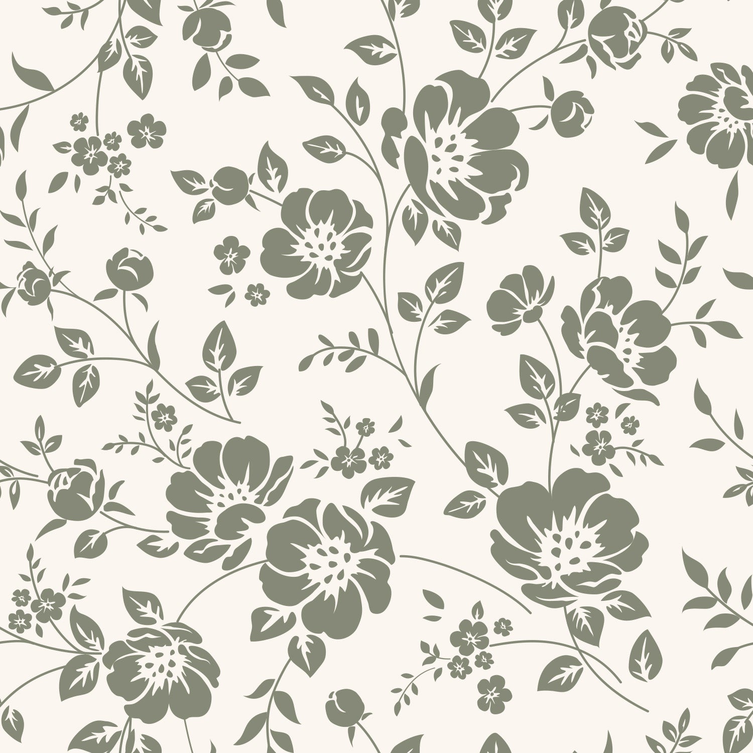 Papier peint pour maison de poupée - Isabella