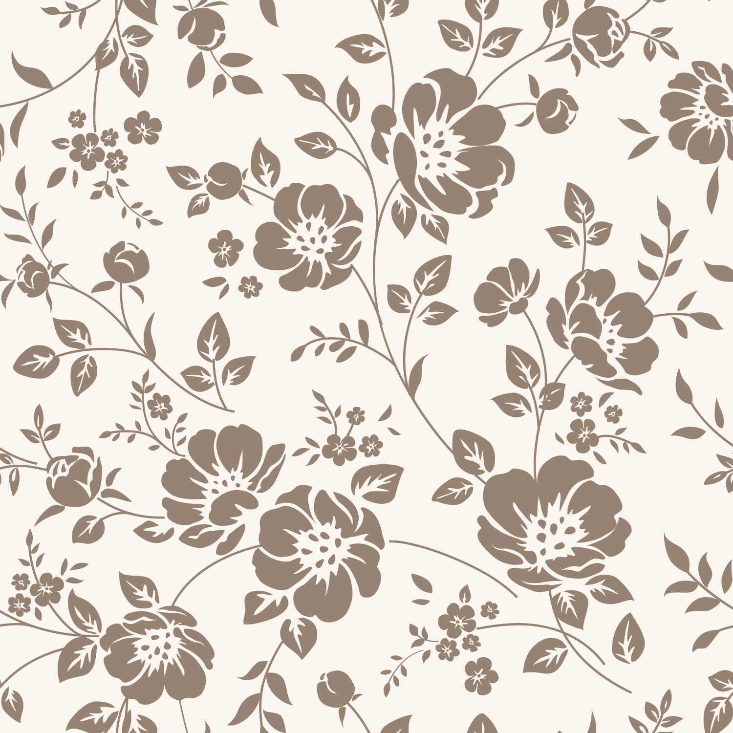 Papier peint pour maison de poupée - Isabella