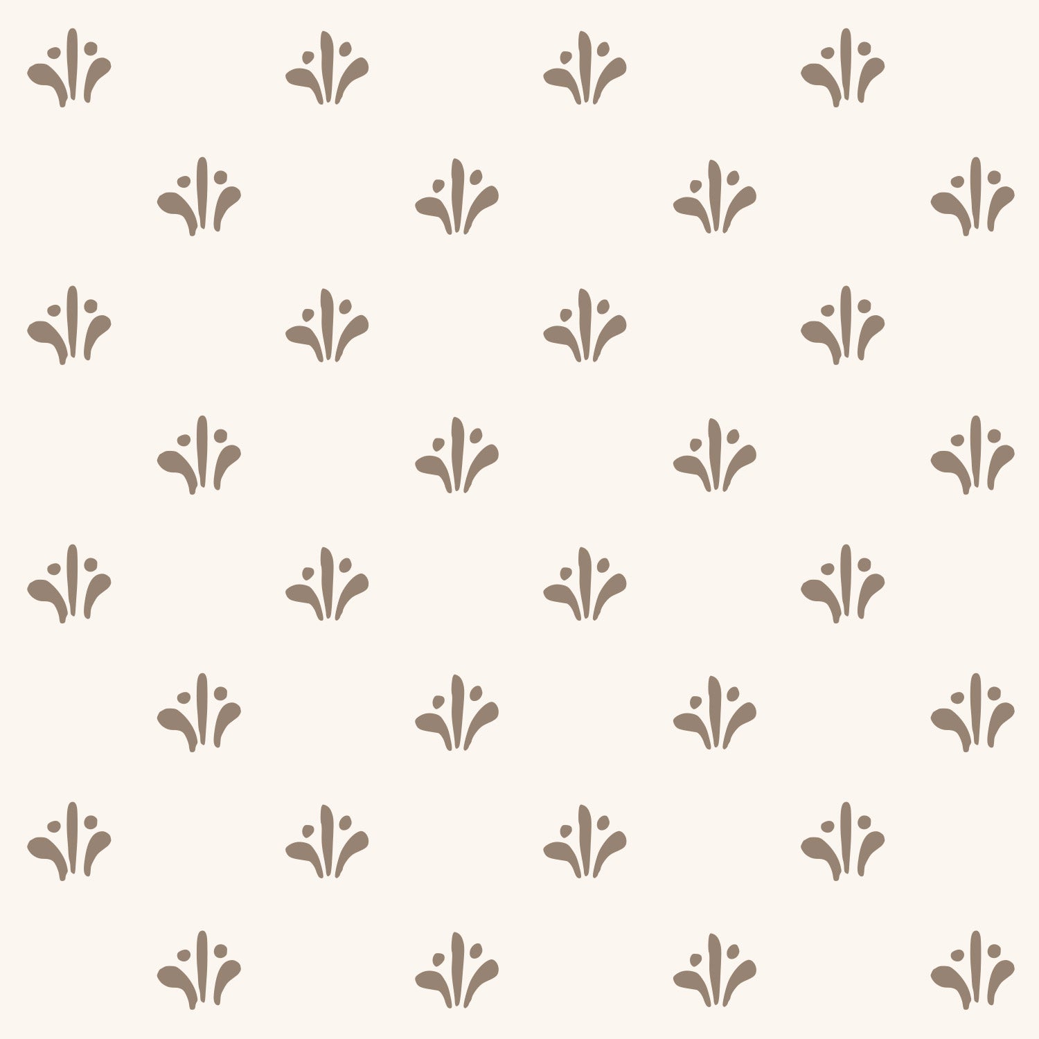 Papier peint pour maison de poupée - Oliver