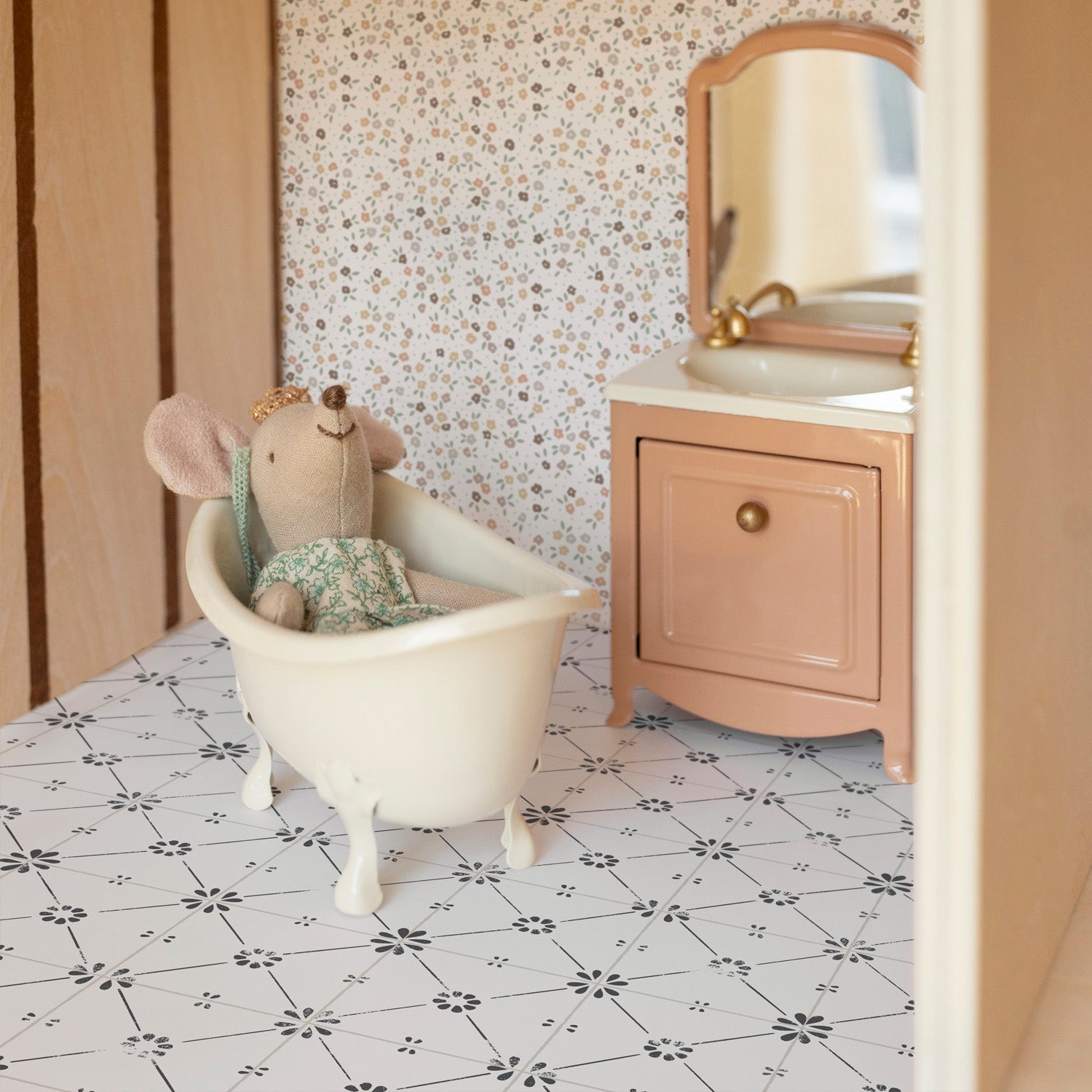 Plancher pour maison de poupée - Lucille