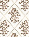 Wallpaper Strawberry Trellis by Danika Herrick