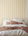 Papier Peint Laurel Leaf Stripe par Danika Herrick