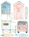 Wall Decals Beach Club