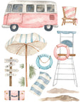 Wall Decals Beach Club