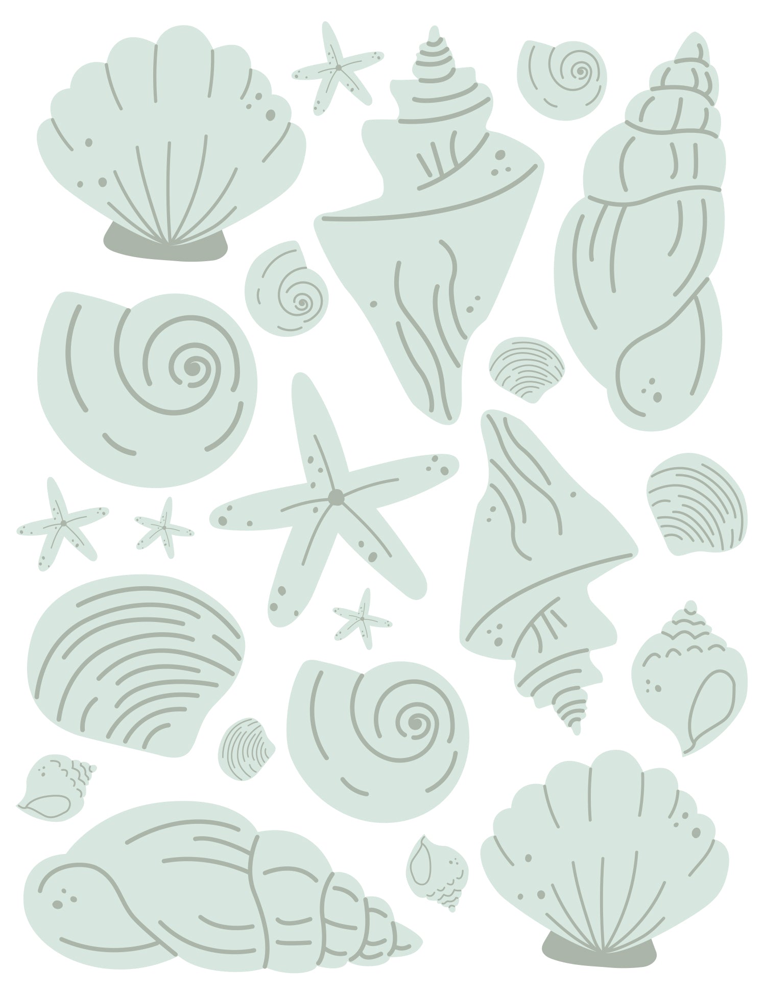 Autocollants muraux Trésors Maritimes