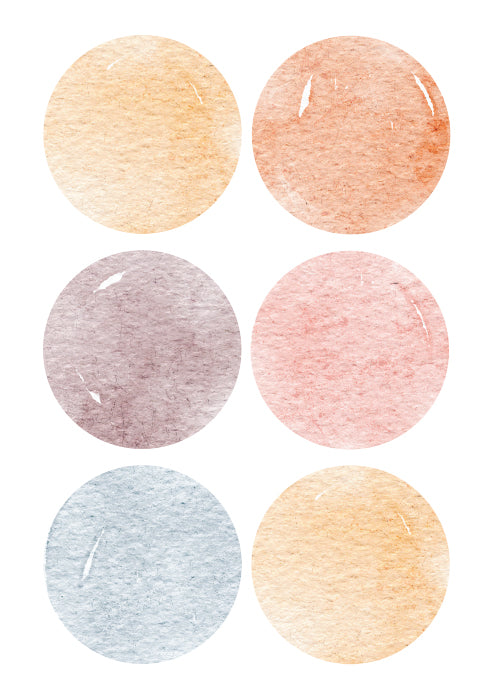 Wall Decals Rainbow Circles