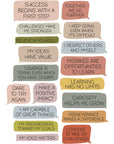 Autocollants muraux Affirmations Positives