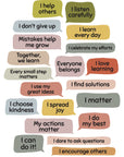 Autocollants muraux Affirmations Positives