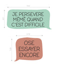 Autocollants muraux Affirmations Positives