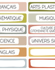 Autocollants muraux Les Matières