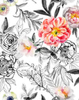 Murale Ink Flower