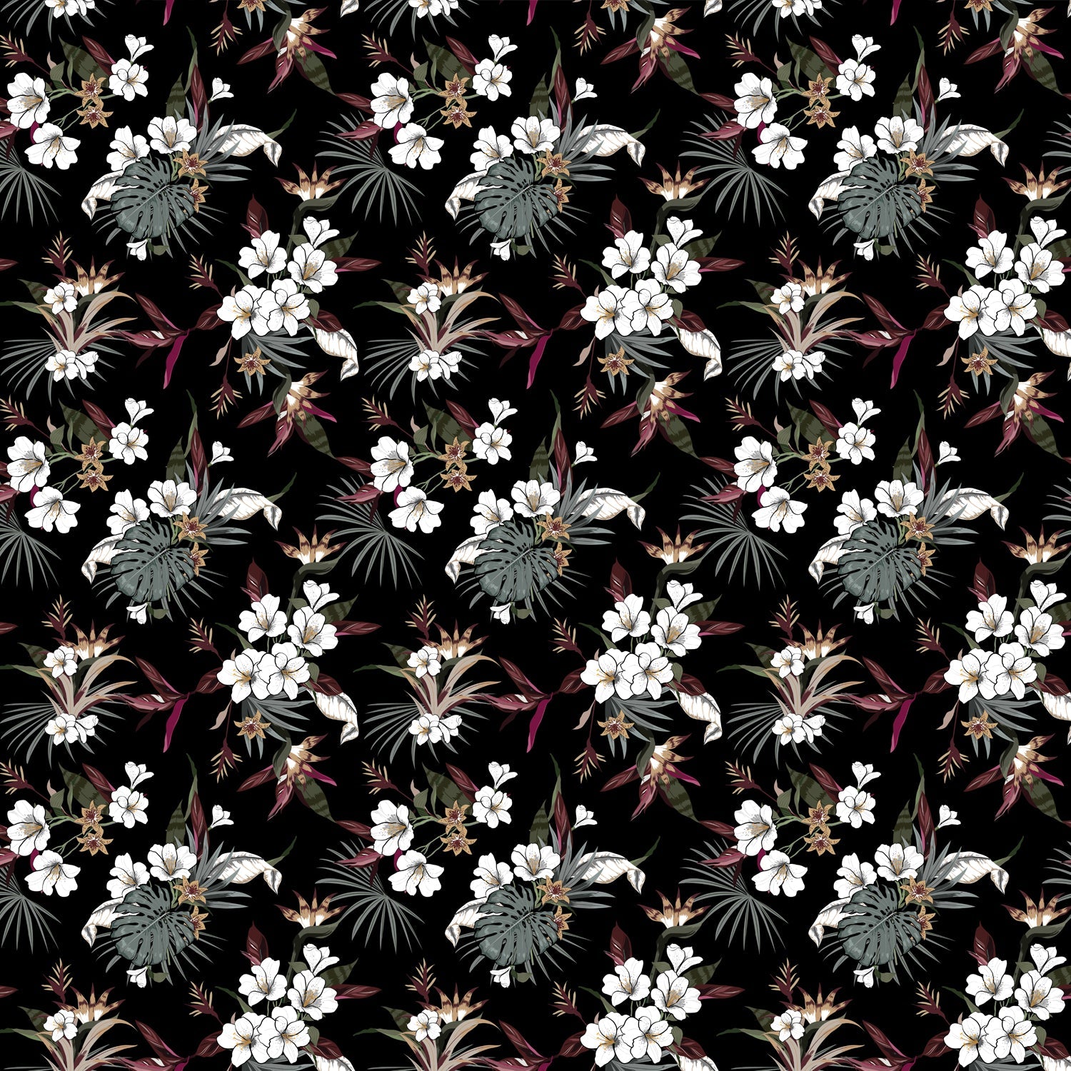 Papiers Peints et Murales Dark Tropical | Station D