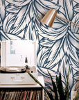 Mural Retro Leaves