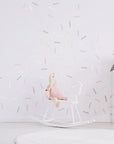 Autocollants muraux Confettis Roses