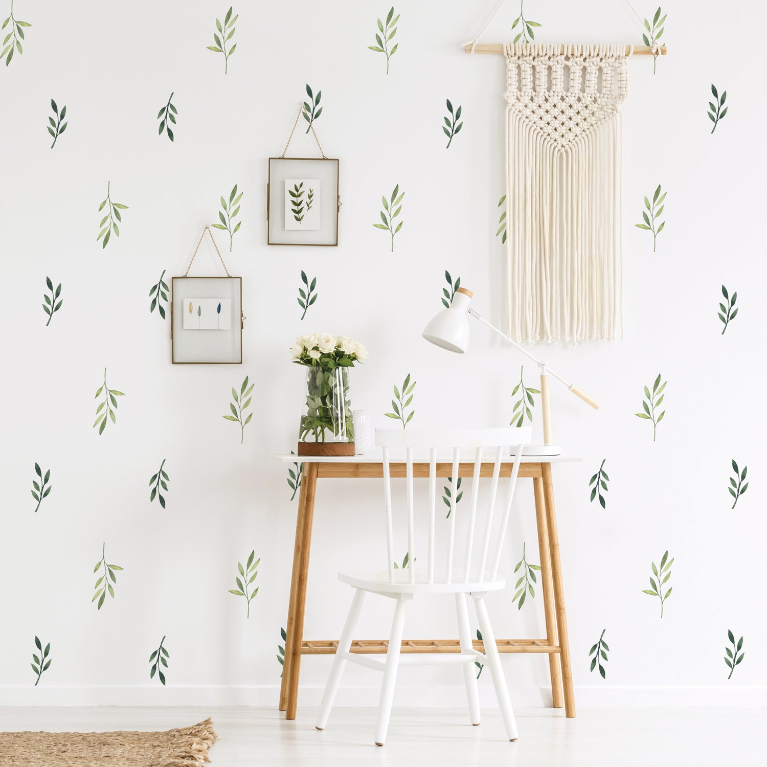 Sticker Mural 3D Effet Trompe-l'œil – Bâtiment Vert Et Nature – Déco Salon Ou Porche