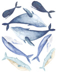 Autocollants muraux Baleines