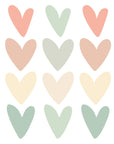 Autocollants muraux Sweet Hearts