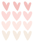 Autocollants muraux Sweet Hearts