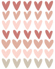 Autocollants muraux Sweet Hearts
