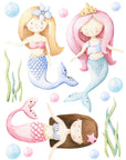 Wall Decals Mermaids Party