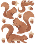 Wall Decals Red Squirrels