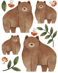 Wall Decals Brown Bears