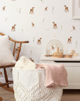 Wall Decals Bambi And It's Flowers