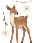 Wall Decals Bambi And It's Flowers