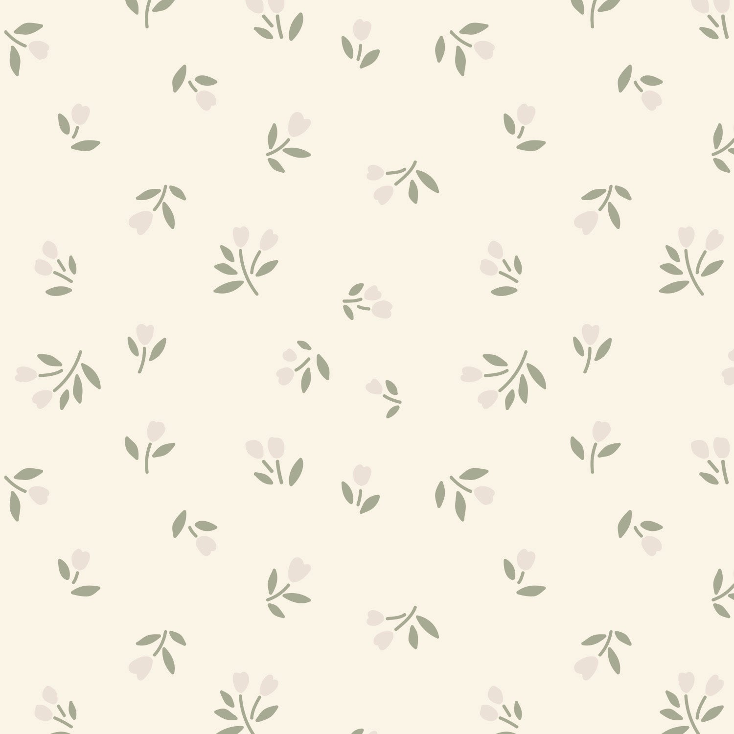 Papier peint pour maison de poupée - Sophia
