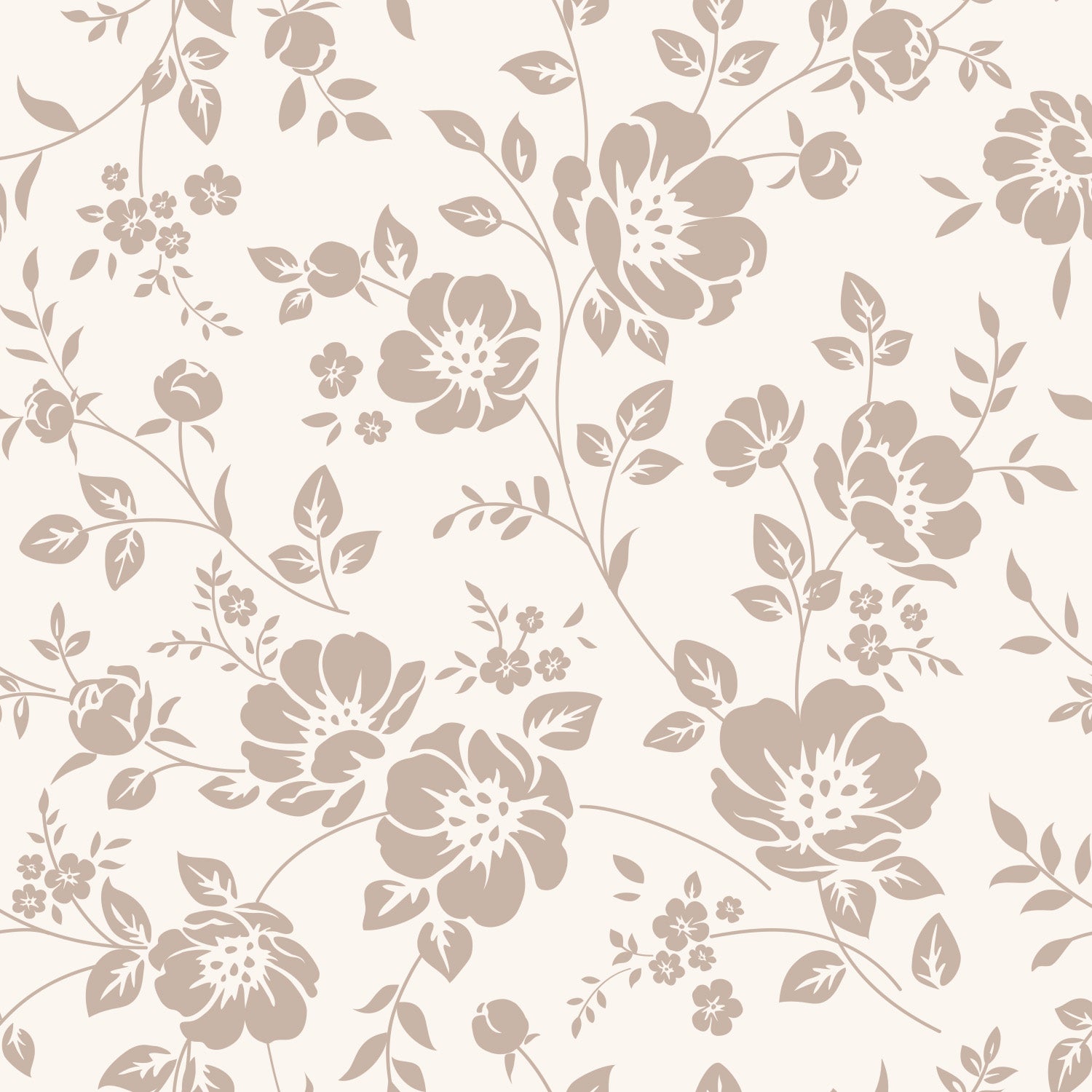 Papier peint pour maison de poupée - Isabella