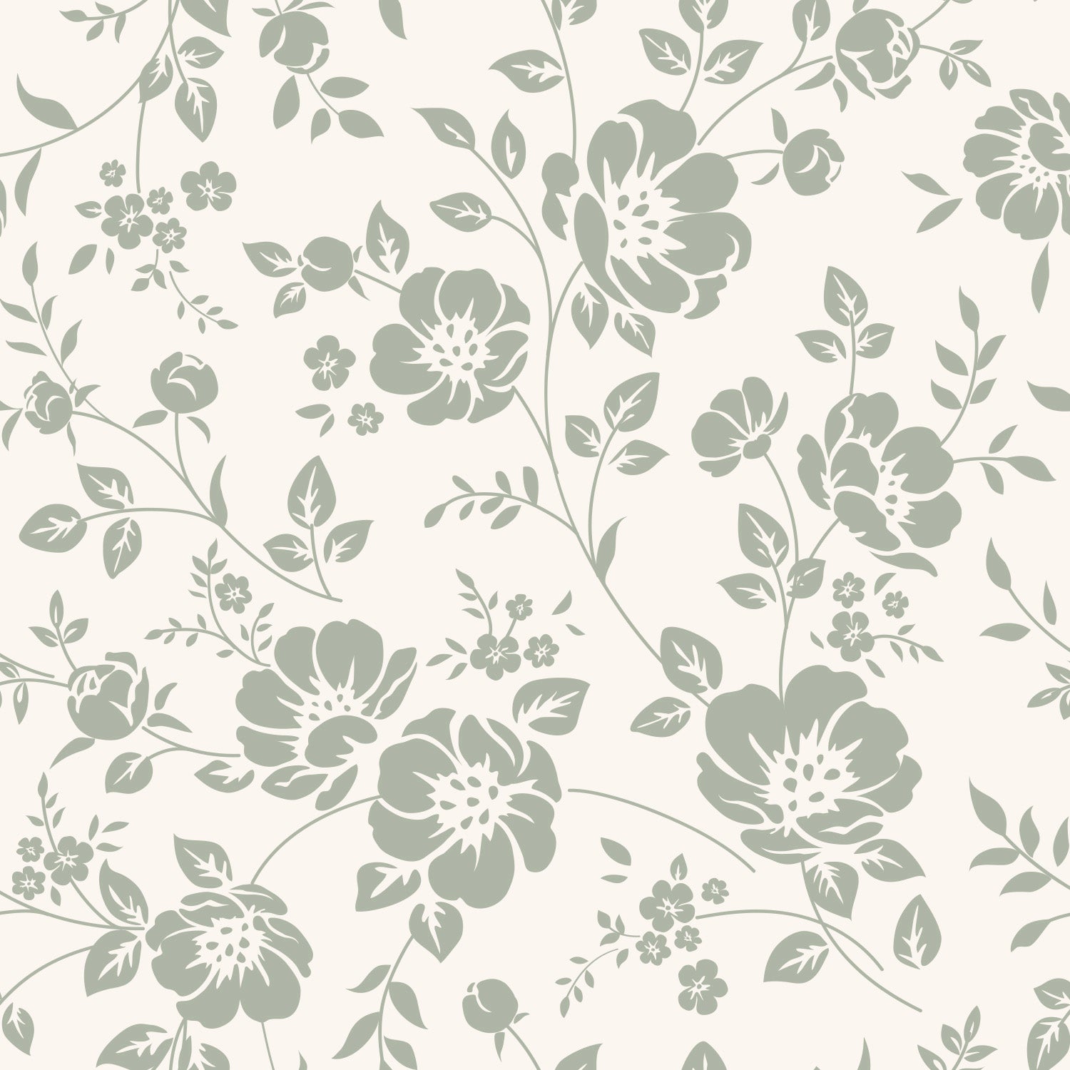 Papier peint pour maison de poupée - Isabella