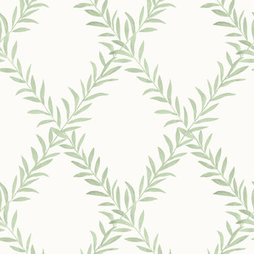 Wallpaper Leafy Trellis by Danika Herrick