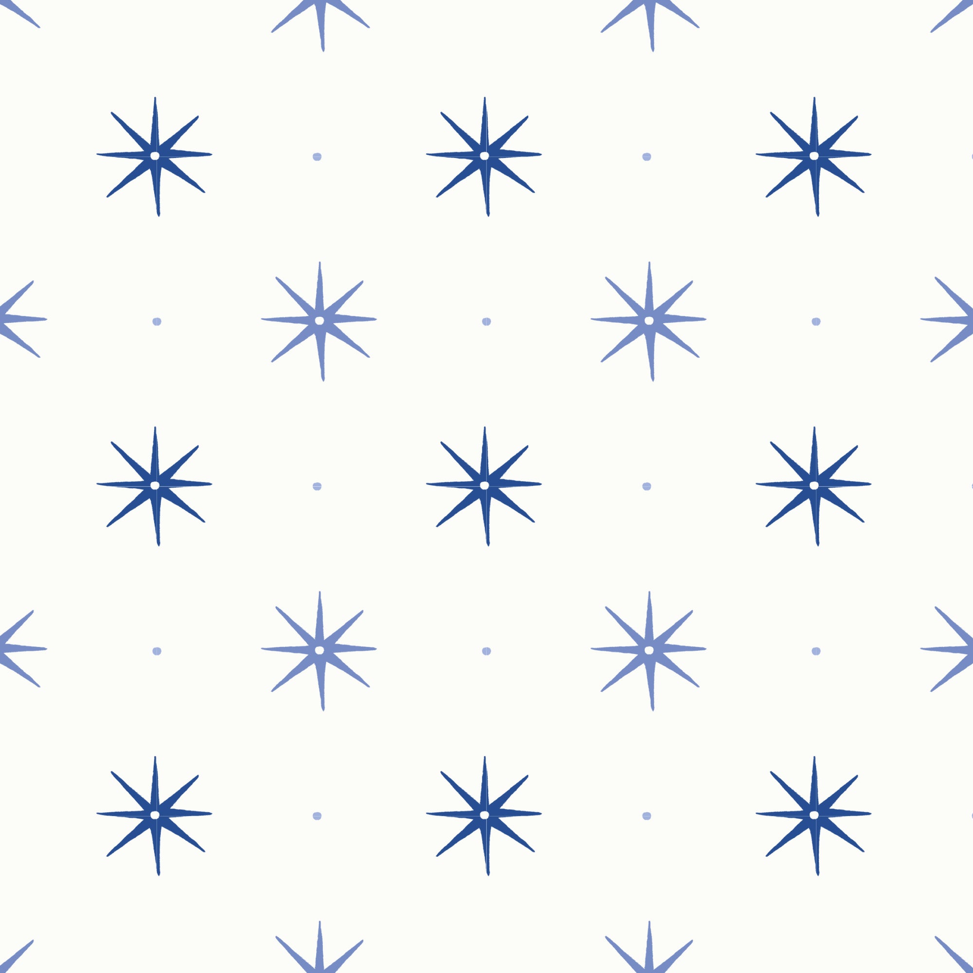 Wallpaper Small Dotty Stars by Danika Herrick