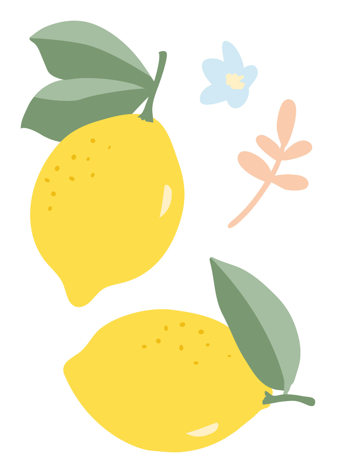 Wall Decals Lemon Twist