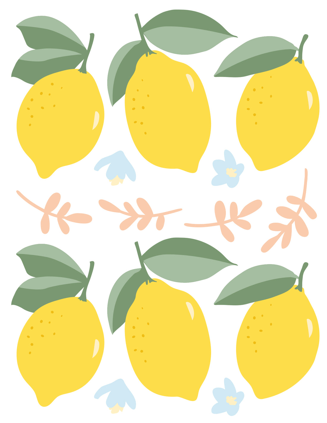 Wall Decals Lemon Twist