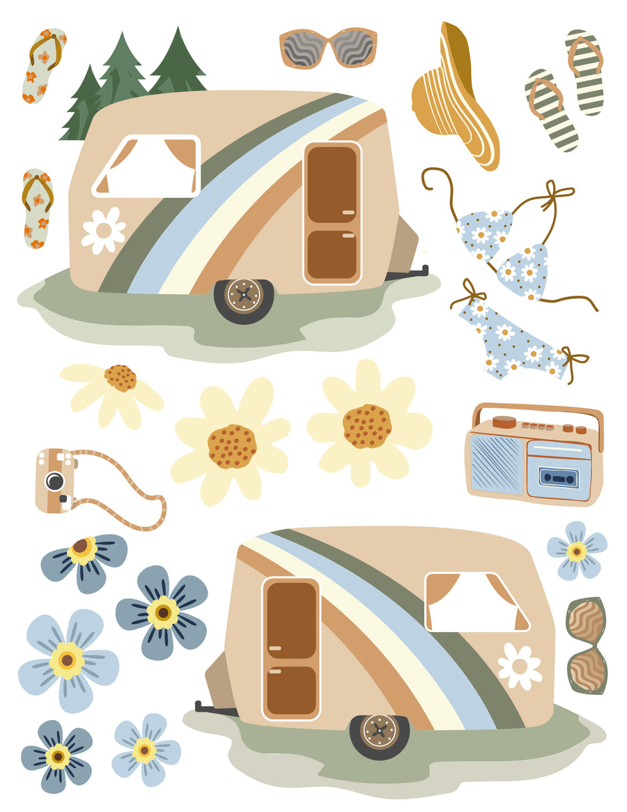 Wall Decals Camping