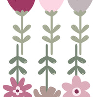 Wall Decals Floral Harmony