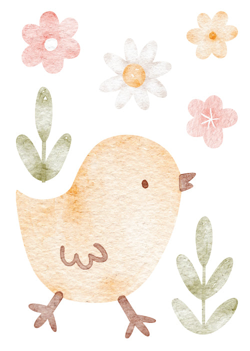 Wall Decals Chick Garden