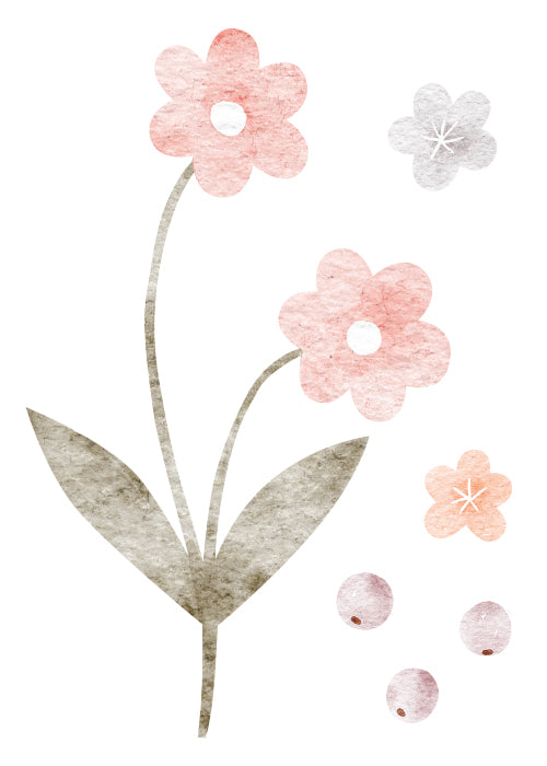 Wall Decals Flower Stems