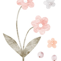 Wall Decals Flower Stems