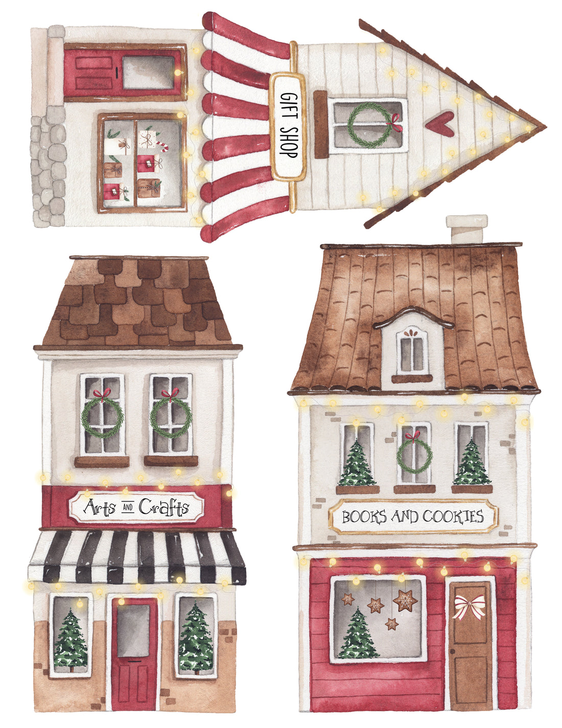 Wall Decals Festive Villa