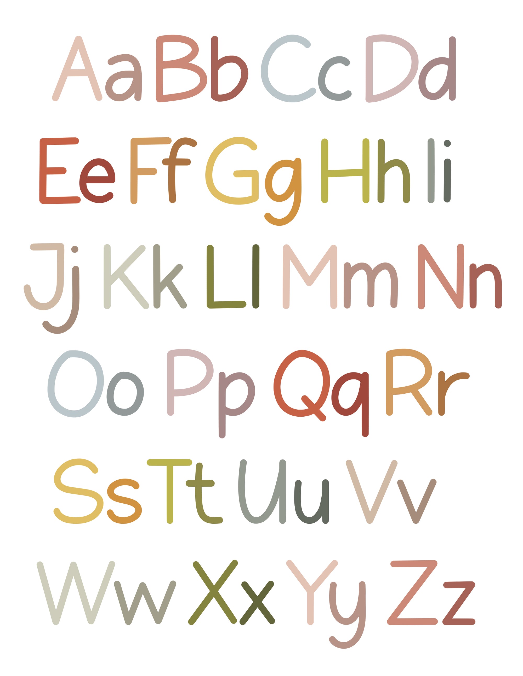 Autocollants muraux L'Alphabet